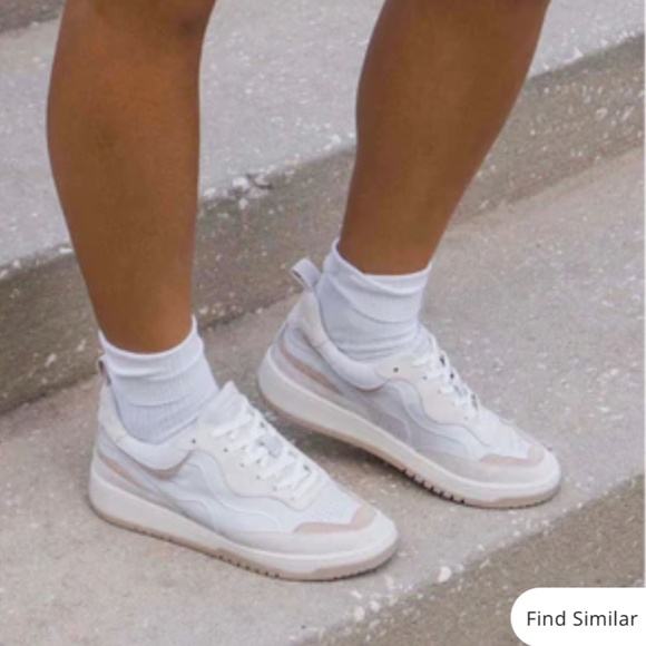 FINAL SALE 🎈 NEW DOLCE VITA Adella Leather Women’s Sneakers Off White New - Picture 4 of 12